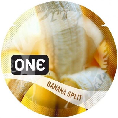 Презерватив - One FlavorWaves Banana (банановий), 1шт ON221632 фото