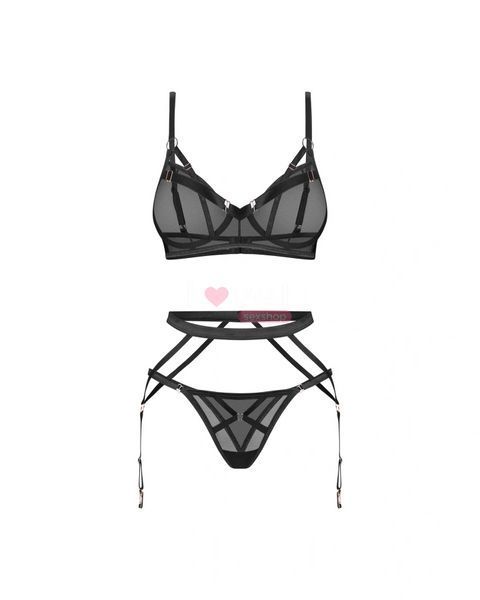 Комплект Obsessive Euridia 3-pcs set XS/S SX3586 фото