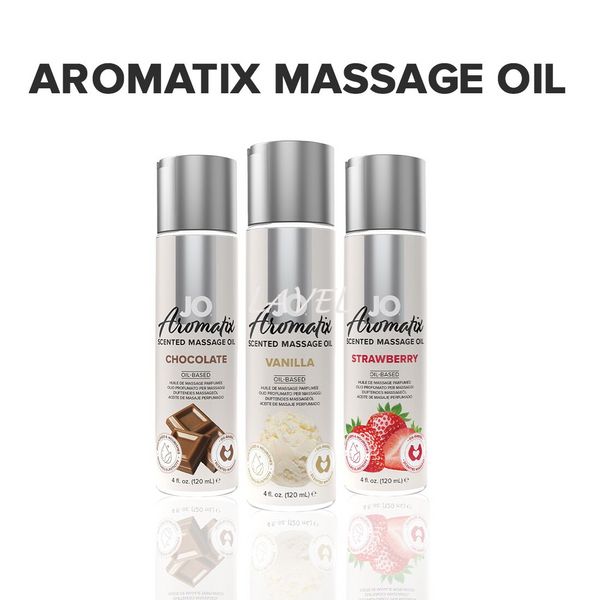 Натуральное массажное масло System JO Aromatix — Massage Oil — Vanilla 120 мл SO6769 фото