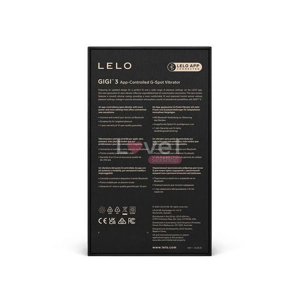Вибратор точки G LELO GIGI 3 Powder Blue  SX2560 фото
