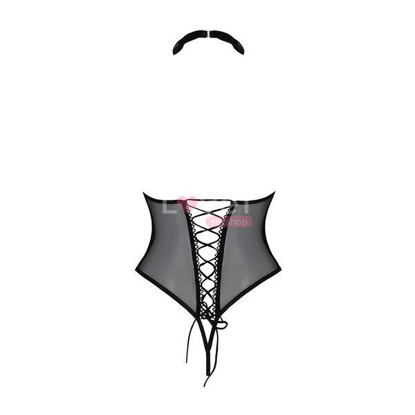 Боди Passion DOMINICA BODY XXL/XXXL, black SO8429 фото