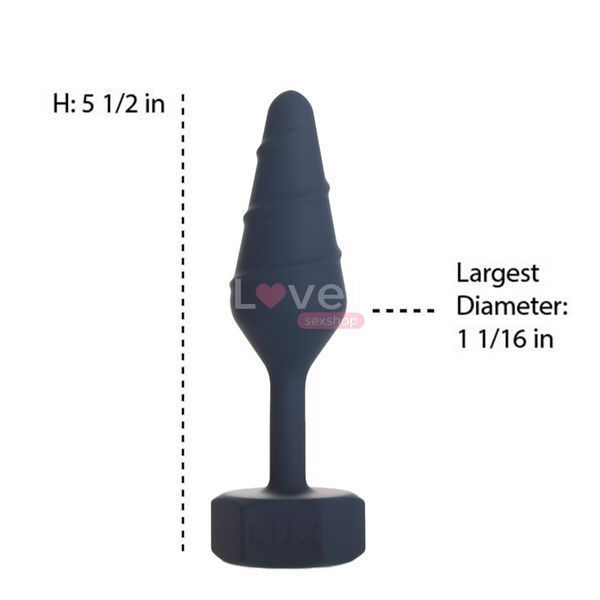 Анальная пробка Lux Active Twist Plug Small Blue SX3926 фото