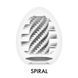 Мастурбатор-яйцо Tenga Egg Spiral, плотный TPE, пробник лубриканта 5 мл SO9798 фото 3
