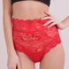 Еротичні мереживні трусики зі шнурівкою Midnight Lace, колір червоний, розмір M&ndash;L TNS1220 фото 4
