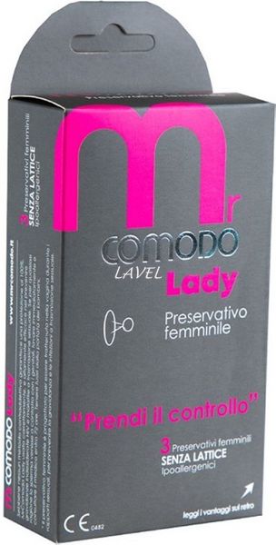 Презервативи жіночі - Mr Comodo Lady, 1 шт. 8118000016 фото