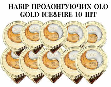 Набор ультратонких пролонгирующих презервативов OLO 0.01 Durable Gold Ice and Fire, 10 шт OL5852 фото
