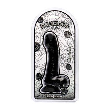 Фаллоимитатор с ароматом лакрицы Toyz4lovers Delicious Dildo Liquorice, 18,5 см 60010013962 фото