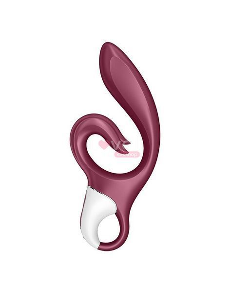 Вибратор-кролик Satisfyer Love Me Red, гибкий, отросток с тройным кончиком SO7778 фото