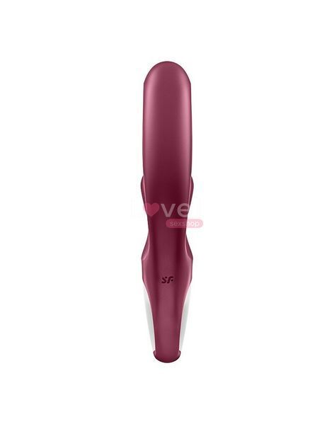 Вибратор-кролик Satisfyer Love Me Red, гибкий, отросток с тройным кончиком SO7778 фото