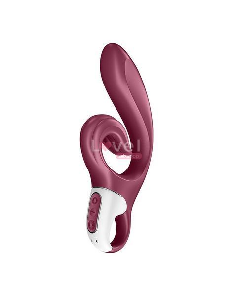 Вибратор-кролик Satisfyer Love Me Red, гибкий, отросток с тройным кончиком SO7778 фото
