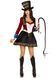 Костюм циркачки Leg Avenue Classic Ringmaster Costume M, платье, шляпа SO9194 фото 5