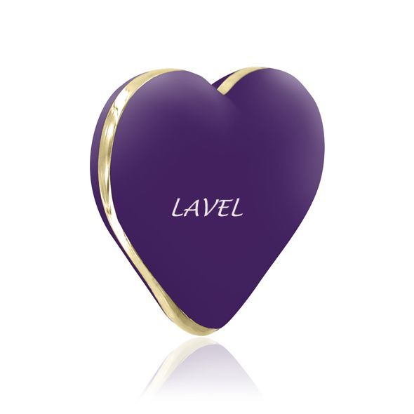 Вибратор-сердечко Rianne S: Heart Vibe Purple, 10 режимов, медицинский силикон, подарочная упаковка SO3876 фото