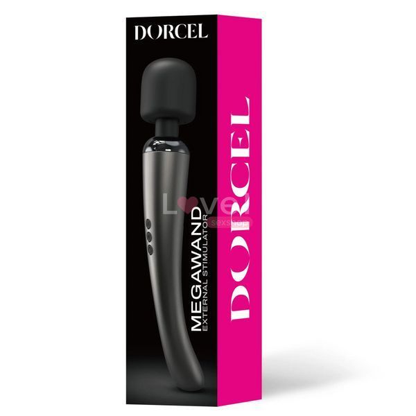 Мощный вибромассажер Dorcel Megawand Chrome Silver перезаряжаемый, 160 режимов SO5529 фото