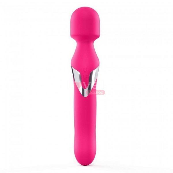 Вибромассажер 2в1 Dorcel Dual Orgasms Magenta классический массажер и вибратор с жемчужным массажем SO3090 фото