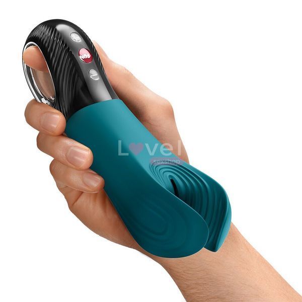 Вибратор для пениса Fun Factory MANTA Bottle Green, подходит для парных игр SX4298 фото