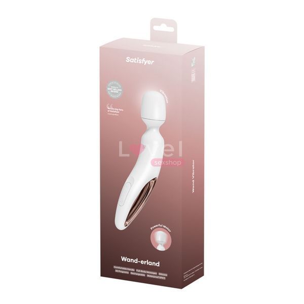 Вибромассажер Satisfyer Wand-erland (White/Rosegold) SX2697 фото