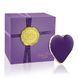 Вибратор-сердечко Rianne S: Heart Vibe Purple, 10 режимов, медицинский силикон, подарочная упаковка SO3876 фото 1