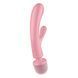 Вібратор-кролик з вібромасажером Satisfyer Triple Lover Pink, 3 мотори SO8790 фото 4