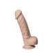 Фалоімітатор SilexD Johnny Real Skin Flesh MODEL 1, суперреалістичний, на присосці, діаметр 3,8 см SX1286 фото 1