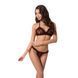 Комплект белья Passion GIANA BIKINI XXL/XXXL, black, полупрозрачные лиф и трусики с бантиками EL15103 фото 1