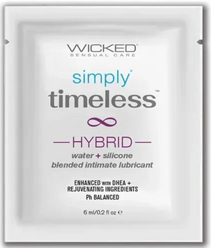 Пробник гібридного лубриканта Wicked Simply Timeless Hybrid без гліцерину, 6 мл POS147 фото
