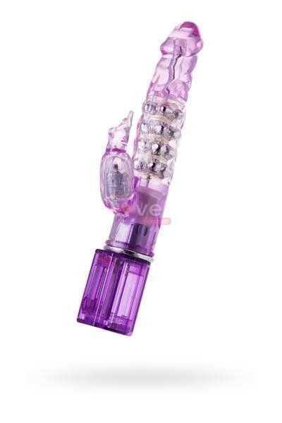 Вибратор с клиторальным стимулятором Toyfa A-Toys A-Toys High-Tech Fantasy, фиолетовый, 26,5 см 661100761035 фото