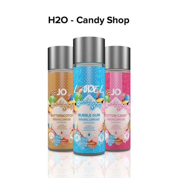 Лубрикант на водній основі JO H2O — Candy Shop — Bubblegum (60 мл) без цукру та парабенів SO2619 фото