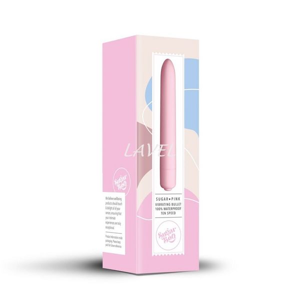 Мінівібратор SugarBoo Sugar Pink, 10 рівнів інтенсивності SO6630 фото