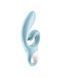 Вібратор-кролик Satisfyer Love Me Blue, гнучкий, відросток з потрійним кінчиком SO7779 фото 6