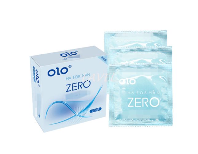 Ультратонкие презервативы Olo ZERO с гиалуроновой кислотой, 3 шт LAV2000262 фото