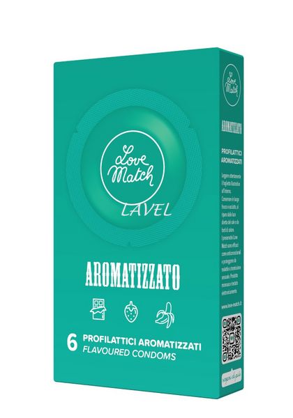 Презервативи - Love Match Aromatizzato (Flavoured), 54 мм, 6шт 8118000005 фото