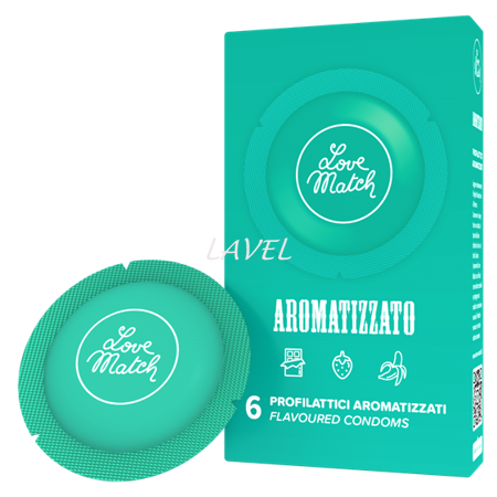 Презервативи - Love Match Aromatizzato (Flavoured), 54 мм, 6шт 8118000005 фото