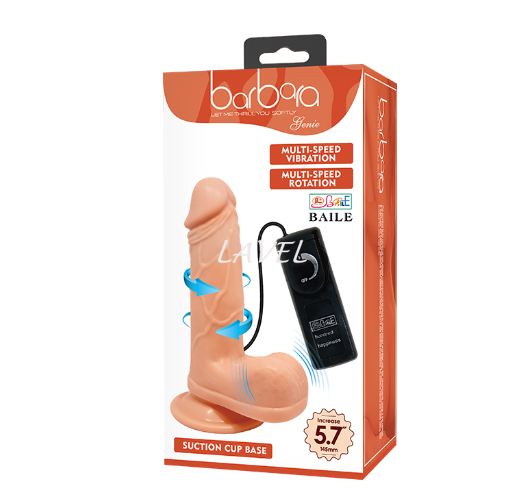 Вибратор - Barbara Genie Vibrator Flesh, 14,5 см 6603BW0764 фото