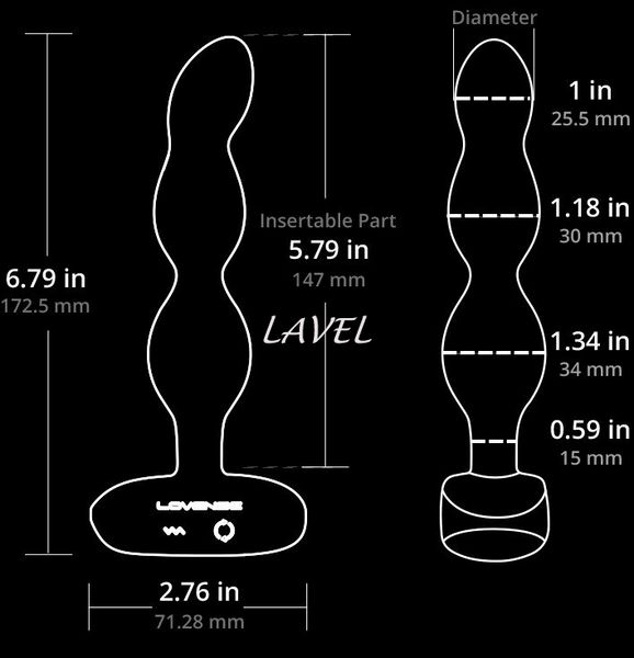 Анальне смарт-намисто з вібрацією та обертанням Lovense Ridge, унісекс SO8620 фото