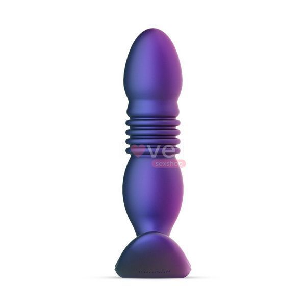 Анальна пробка з вібрацією та пульсацією Hueman - Supernova Thrusting Buttplug SX3891 фото