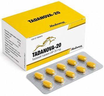 Сильнодіючі таблетки для чоловіків Tadanova 20, 10 шт DE5252 фото