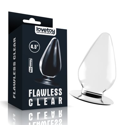 Анальная пробка - Flawless Clear Anal Plug 6" Clear 6452LVTOY520 фото