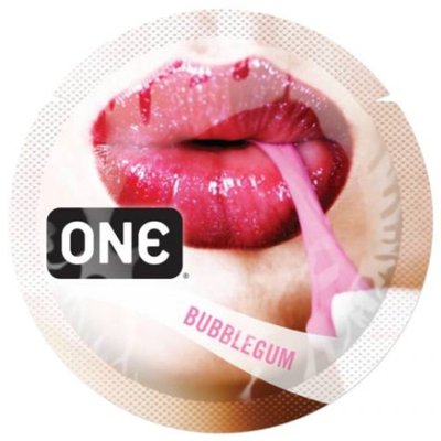 Презерватив - One FlavorWaves Bubblegum (жевательная резинка) оральный, 1шт ON221669 фото