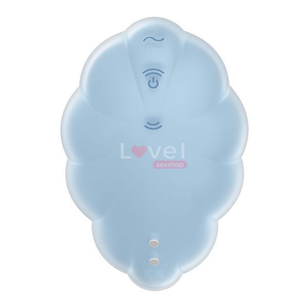 Вакуумний стимулятор з вібрацією Satisfyer Cloud Dancer Blue SO8974 фото