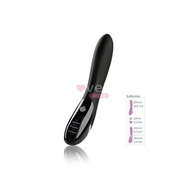 Вібратор з електростимуляцією Mystim Electric Eric eStim Black, міостимулятор SO2987 фото