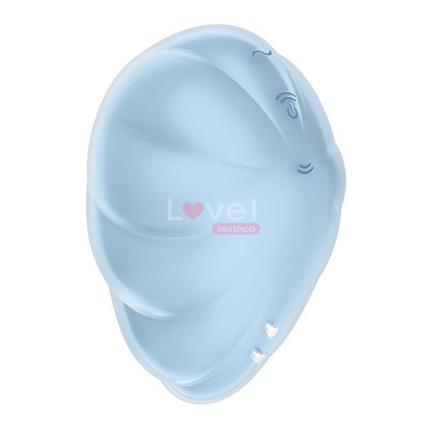 Вакуумний стимулятор з вібрацією Satisfyer Cloud Dancer Blue SO8974 фото