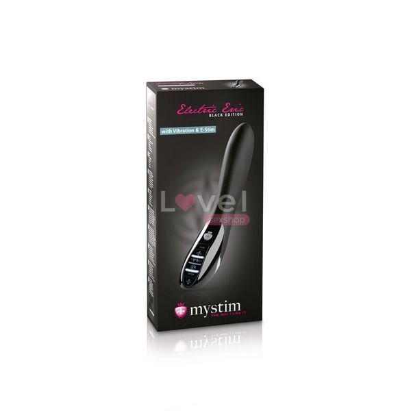 Вібратор з електростимуляцією Mystim Electric Eric eStim Black, міостимулятор SO2987 фото