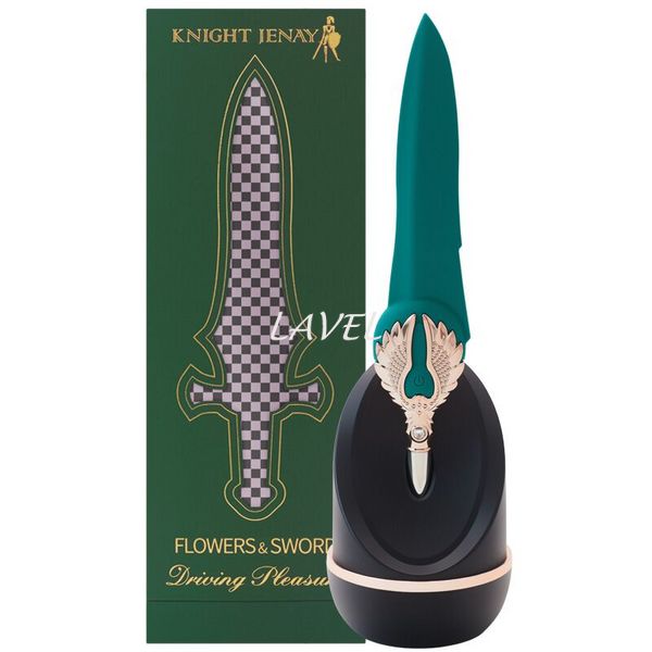 Изысканный вибратор Knight Jenay FLOWERS & SWORD, маска, лента и лубрикант в комплекте SO6557 фото