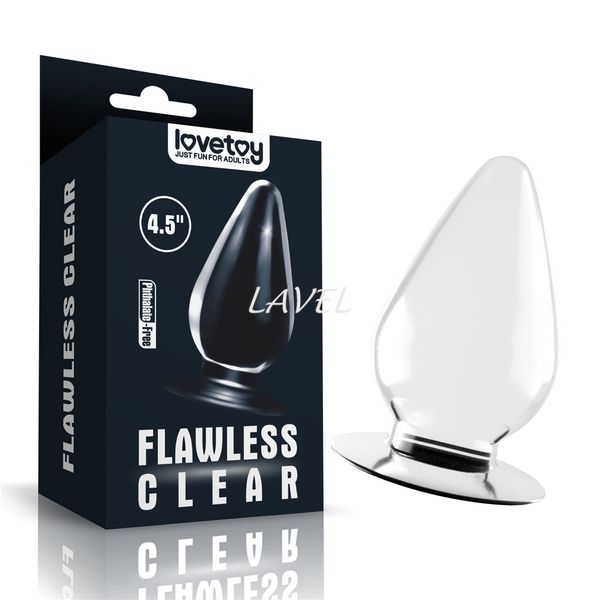 Анальная пробка - Flawless Clear Anal Plug 6" Clear 6452LVTOY520 фото