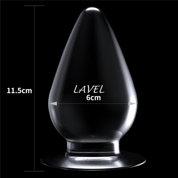 Анальна пробка - Flawless Clear Anal Plug 6" Clear 6452LVTOY520 фото