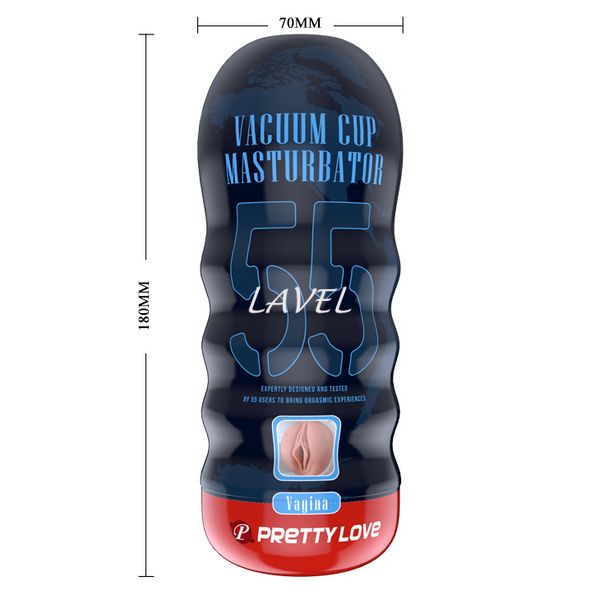 Мастурбатор – вагина Pretty Love Vacuum Cup Can Vagina 6603BM0273 фото