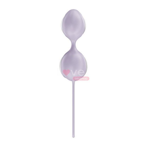 Вагінальні кульки Fun Factory SMARTBALLS DUO Purple, 2 шт, діаметр 3,2 та 3,6 см SX3669 фото