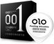 Презервативы ультратонкие OLO 0.01 Feeling Ultrathin Black, 3 шт