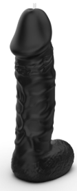Свічка у вигляді члена Чистий Кайф MEDIUM Black SX1569 фото