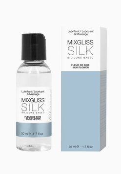 Лубрикант на силіконовій основі MixGliss SILK - FLEUR DE SOIE (50 мл) (м'ята упаковка!!!) SO1361-R фото